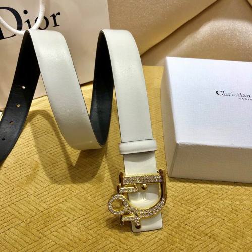 Super Perfect Quality Dior Belts(100% Genuine Leather,steel Buckle)-060