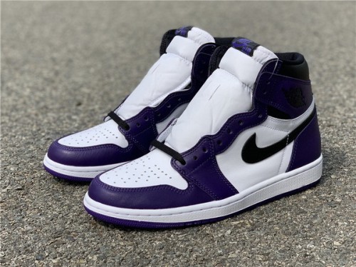 Authentic Air Jordan 1 “Court Purple”