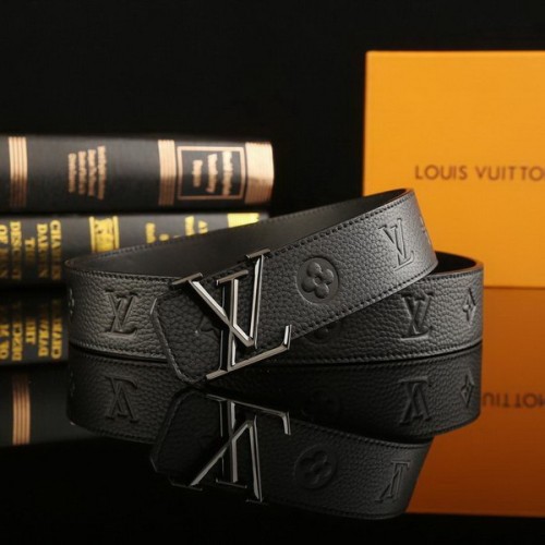 Super Perfect Quality LV Belts(100% Genuine Leather Steel Buckle)-2276