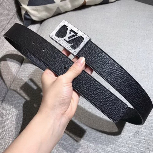 Super Perfect Quality LV Belts(100% Genuine Leather Steel Buckle)-2028