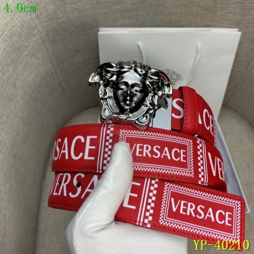Super Perfect Quality Versace Belts(100% Genuine Leather,Steel Buckle)-038