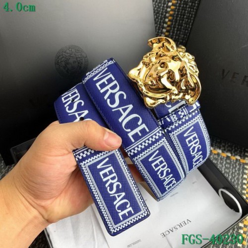 Super Perfect Quality Versace Belts(100% Genuine Leather,Steel Buckle)-821