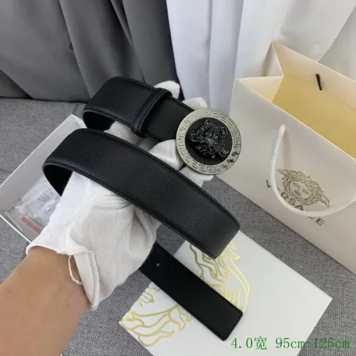 Super Perfect Quality Versace Belts(100% Genuine Leather,Steel Buckle)-524