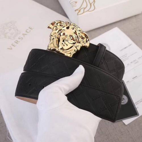 Super Perfect Quality Versace Belts(100% Genuine Leather,Steel Buckle)-682