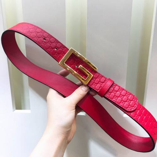 Super Perfect Quality G women Belts(100% Genuine Leather,steel Buckle)-309