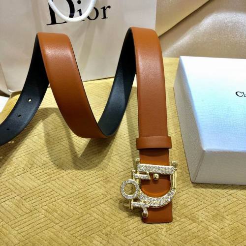 Super Perfect Quality Dior Belts(100% Genuine Leather,steel Buckle)-063