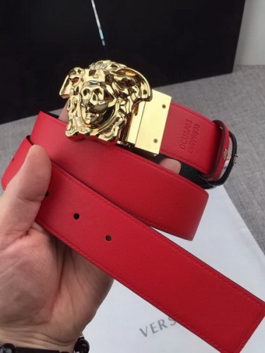 Super Perfect Quality Versace Belts(100% Genuine Leather,Steel Buckle)-207