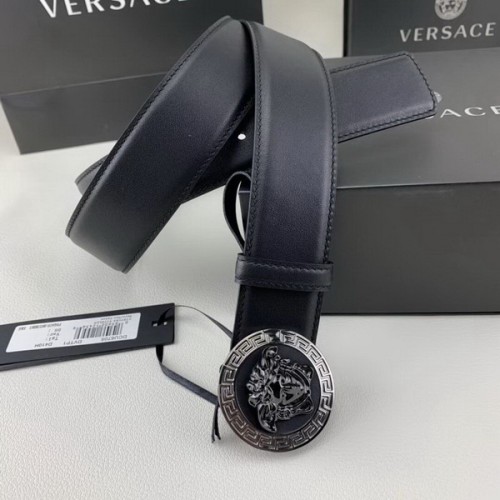 Super Perfect Quality Versace Belts(100% Genuine Leather,Steel Buckle)-292