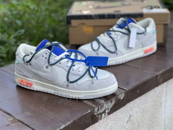 Authentic OFF-WHITE x Nike Dunk Low “The 50” DJ0950 111