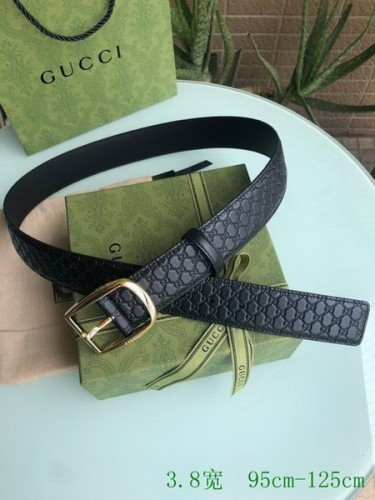 Super Perfect Quality G Belts(100% Genuine Leather,steel Buckle)-2960