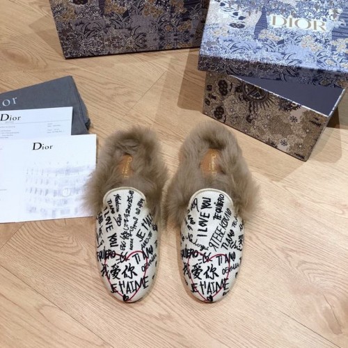 Dior women slippers 1：1 quality-050