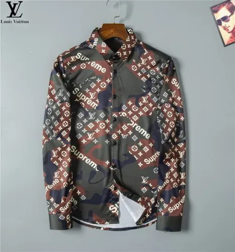 LV long sleeve shirt men-129(M-XXXL)