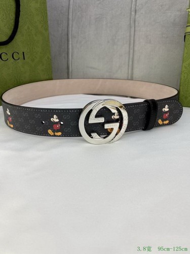 Super Perfect Quality G Belts(100% Genuine Leather,steel Buckle)-2954