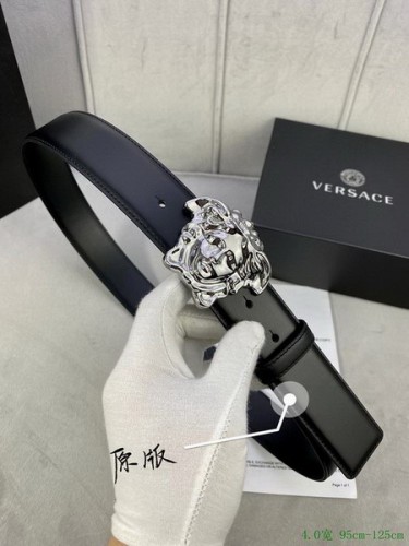 Super Perfect Quality Versace Belts(100% Genuine Leather,Steel Buckle)-541