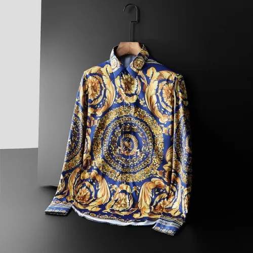 Versace long sleeve shirt men-039(M-XXXXL)