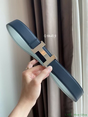Super Perfect Quality Hermes Belts(100% Genuine Leather,Reversible Steel Buckle)-871