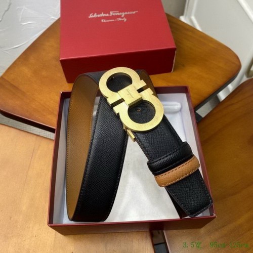 Super Perfect Quality Ferragamo Belts(100% Genuine Leather,steel Buckle)-1631
