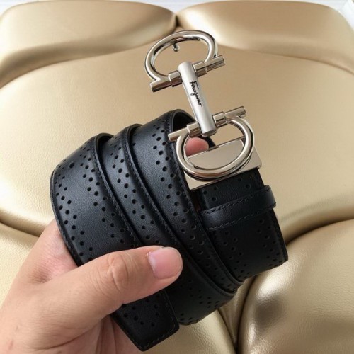 Super Perfect Quality Ferragamo Belts(100% Genuine Leather,steel Buckle)-1197