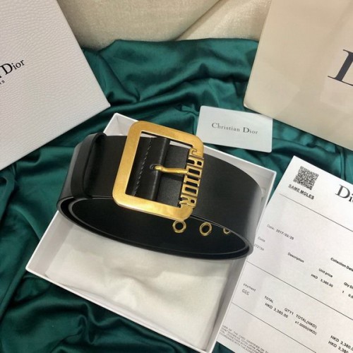 Super Perfect Quality Dior Belts(100% Genuine Leather,steel Buckle)-213