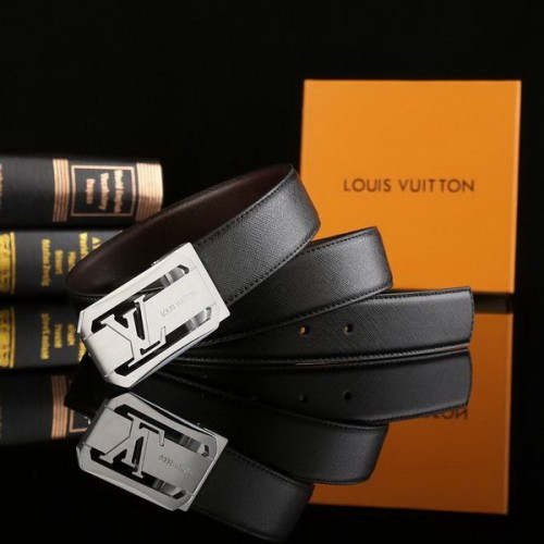 Super Perfect Quality LV Belts(100% Genuine Leather Steel Buckle)-2328
