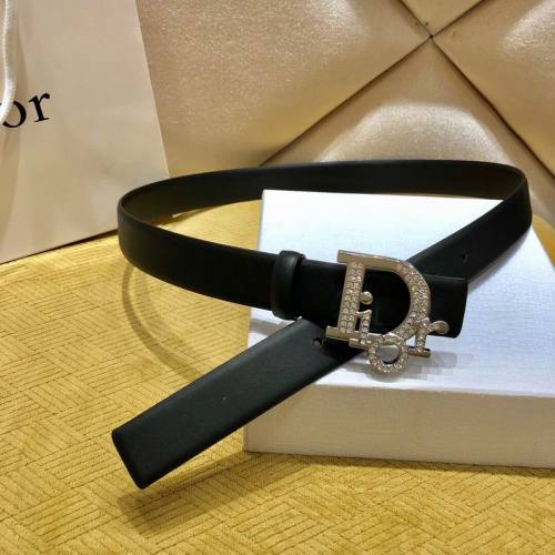 Super Perfect Quality Dior Belts(100% Genuine Leather,steel Buckle)-061