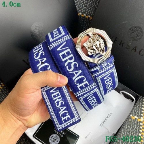 Super Perfect Quality Versace Belts(100% Genuine Leather,Steel Buckle)-824