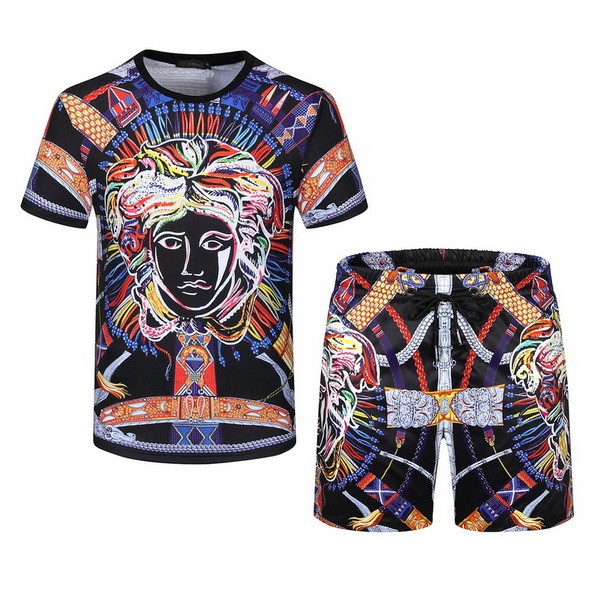 Versace short sleeve men suit-128(M-XXXL)