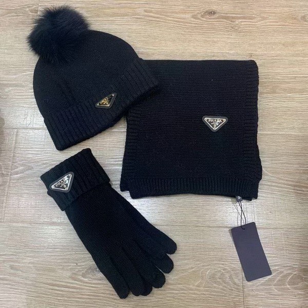 Prada Wool Cap Scarf AAA-103