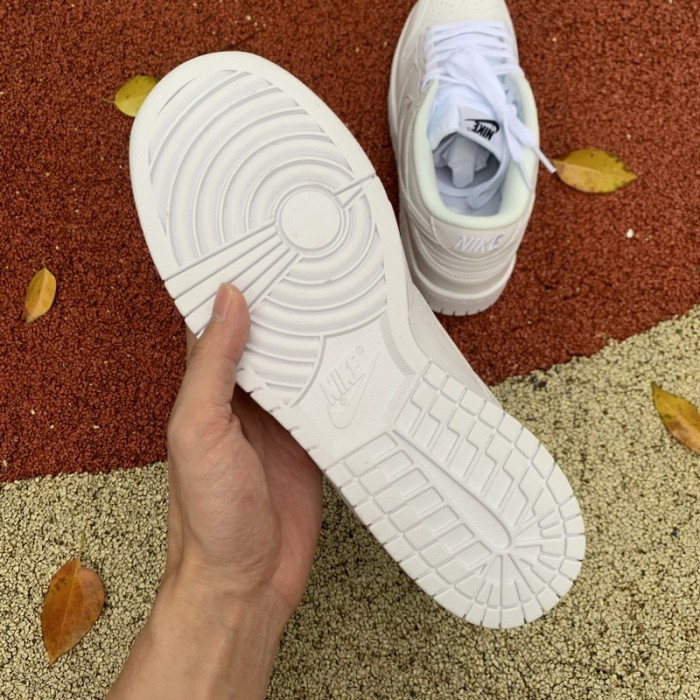 Authentic  Nike Dunk Low “Triple White”