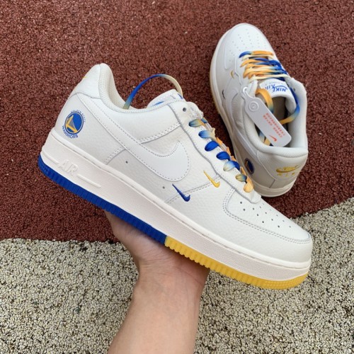 Authentic  Nike Air Force 1 Low  Golden State Warriors  Women Size