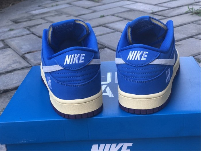 Authentic UNDEFEATED x Nike Dunk Low  Blue