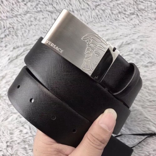Super Perfect Quality Versace Belts(100% Genuine Leather,Steel Buckle)-635