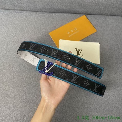 Super Perfect Quality LV Belts(100% Genuine Leather Steel Buckle)-2893