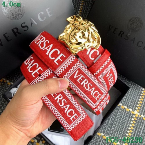 Super Perfect Quality Versace Belts(100% Genuine Leather,Steel Buckle)-811