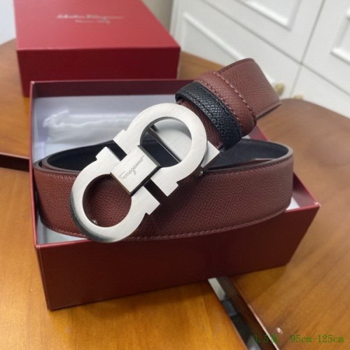 Super Perfect Quality Ferragamo Belts(100% Genuine Leather,steel Buckle)-1630