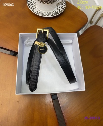 Super Perfect Quality Prada Belts(100% Genuine Leather,Reversible Steel Buckle)-059