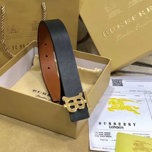 Super Perfect Quality Burberry Belts(100% Genuine Leather,steel buckle)-011