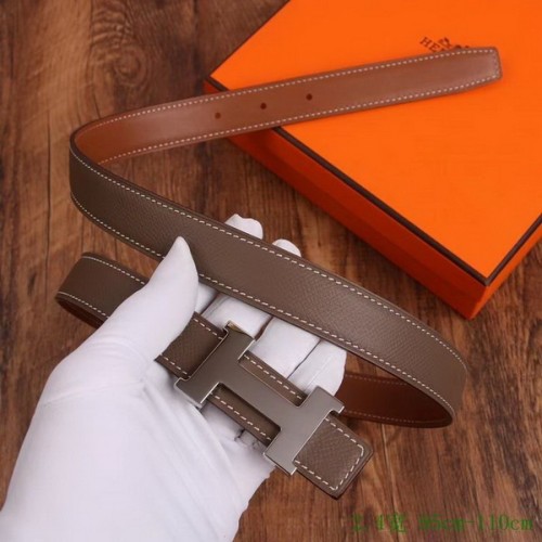 Super Perfect Quality Hermes Belts(100% Genuine Leather,Reversible Steel Buckle)-960
