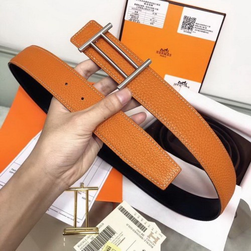 Super Perfect Quality Hermes Belts(100% Genuine Leather,Reversible Steel Buckle)-658