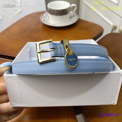 Super Perfect Quality Prada Belts(100% Genuine Leather,Reversible Steel Buckle)-062