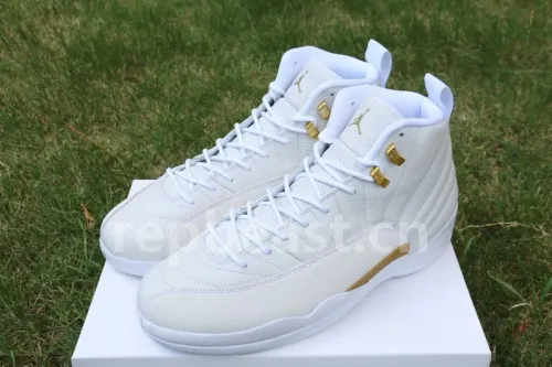 Authentic Air Jordan 12 OVO White