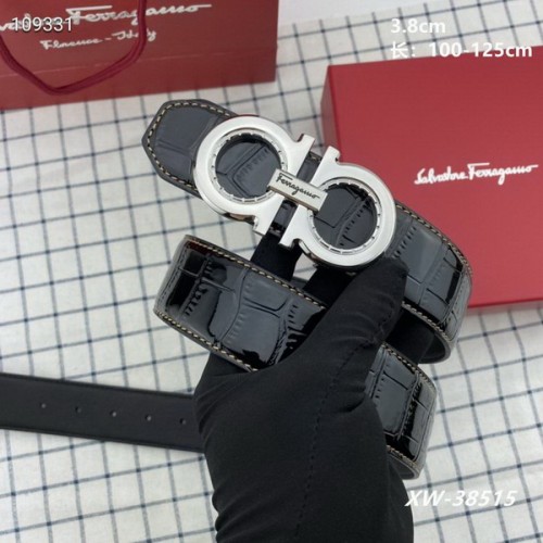 Super Perfect Quality Ferragamo Belts(100% Genuine Leather,steel Buckle)-1512