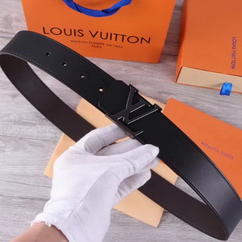 Super Perfect Quality LV Belts(100% Genuine Leather Steel Buckle)-2010