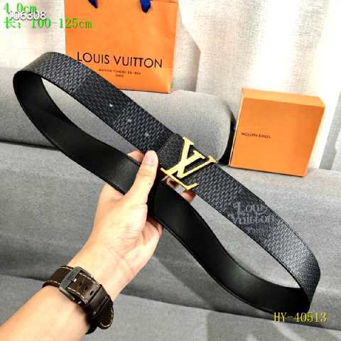 Super Perfect Quality LV Belts(100% Genuine Leather Steel Buckle)-2428