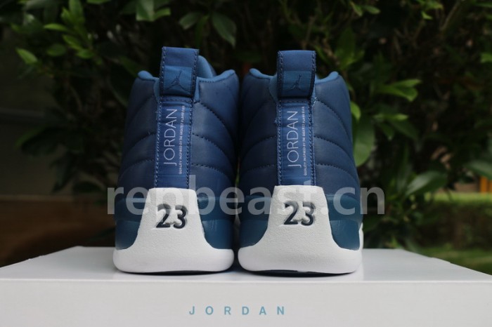 Authentic Air Jordan 12 “Stone Blue”