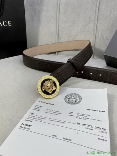 Super Perfect Quality Versace Belts(100% Genuine Leather,Steel Buckle)-491