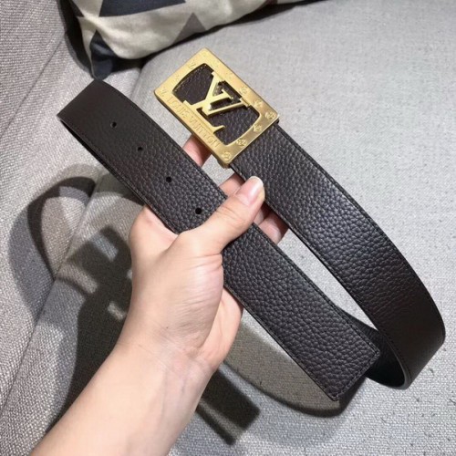 Super Perfect Quality LV Belts(100% Genuine Leather Steel Buckle)-2030