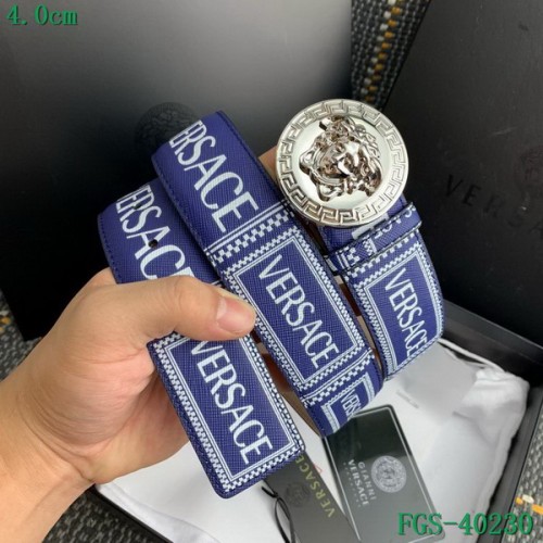 Super Perfect Quality Versace Belts(100% Genuine Leather,Steel Buckle)-005
