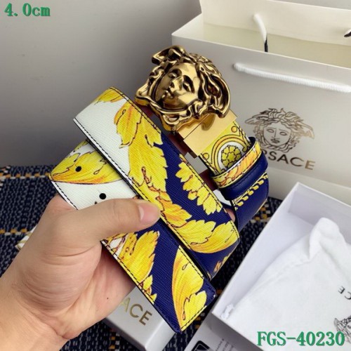 Super Perfect Quality Versace Belts(100% Genuine Leather,Steel Buckle)-825