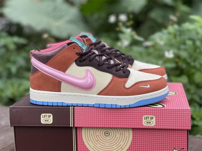 aUTHENTIC Social Status x Nike Dunk Mid “Chocolate Milk”